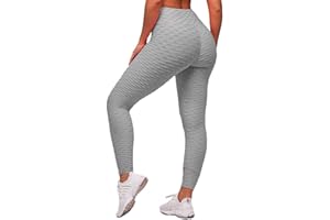 Memoryee Leggings Mujer Push Up Mallas Anticeluliticos Pantalones Deportivos Fitness Suaves Elásticos Cintura Alta Barriga Control Talla Extra Leggins Yoga