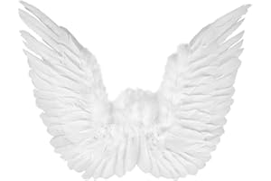 Funidelia Alas de ángel blancas para mujer. Accesorios de disfraces para adultos