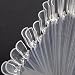 Well-Goal 50pcs Nail Tips Sticks Polish Display Fan Nail Art Tips Display Practice Wheel Tool