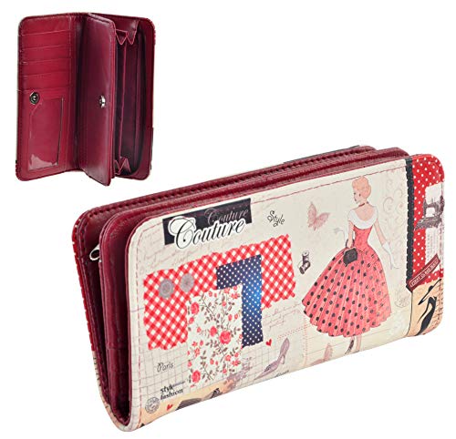 Preisvergleich Produktbild Item Portemonnaie Collage 18 x 9 cm Geldbörse, 18 cm