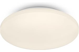 BRILONER – LED-taklampa, LED taklampa badrum IP44, badrum, varmt vitt ljus, Ø 275 mm