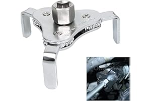 HOMOS CNWOOAIVE Chiave per Filtro Olio a Ragno, Chiave Olio Filtro 3 Ganasce Strumento di Rimozione per Camion Auto Universale Riparazioni