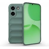 Aksesuarcim Xiaomi Poco X8 Pro ile Uyumlu Kılıfı Silikon Yumuşak Esnek Mat Kamera Lens Korumalı İnce Kapak Etnik Koyu Yeşil