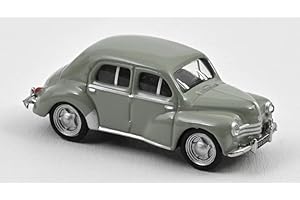 Norev- Renault 4CV 1955 Gris Pastel 1/87 Miniature, 513217