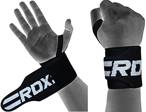 RDX Gym Gewichtheben Zughilfen Handgelenkstütze Handgelenkbandage Latzughilfe