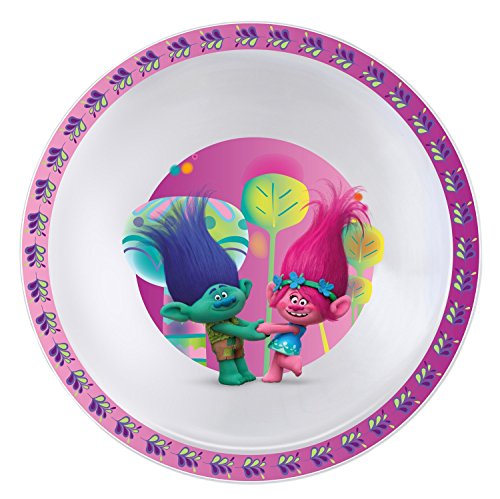 p:os 25821 Frühstücksset DreamWorks Trolls, 3 teilig, Teller, Schüssel und Becher - 3