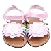 Ouneed Baby Summer Outdoors Sandals Toddler Princess First Walkers Girls Kid Shoes (UK1.5, Pink)