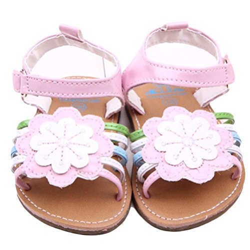 Ouneed Baby Summer Outdoors Sandals Toddler Princess First Walkers Girls Kid Shoes (UK1.5, Pink)