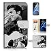 Produktbild Aufklappbare Schutzhülle und Displayschutzfolie, als Portmonee nutzbar, für Samsung Galaxy S7 FBA UK A8415 Elvis Presley