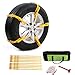 Produktbild Umiwe Schneeketten Auto Anti Slip Reifenketten, 10 Stücke Einstellbare Autoreifen Schneekabelketten Fit für die meisten Auto/SUV/LKW Reifen Breite 145-285mm