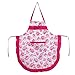 Produktbild Erwachsene Schürze Leinwand Rose Blume Kochschürze mit Tasche Spitze zum Kochen Backen Küche Restaurant Crafting