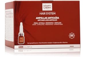 MARTIDERM S.L. - 28 Ampollas Anticaída Hair System Martiderm, 28 unidad, 28