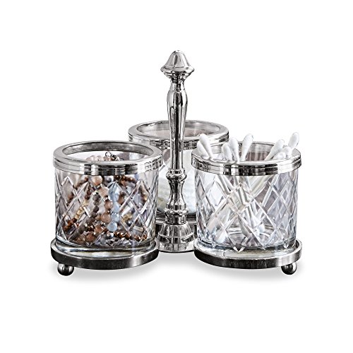 LOBERON Gläser mit Menage Rubylyn klar/silber