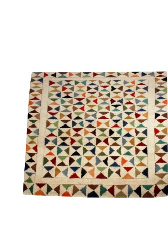 Woven Magic 122 x 92 cm 48 x 36-inch Fine Wool with Cotton Backing Rug-SM116-Solid Magic-Vibrant Solid