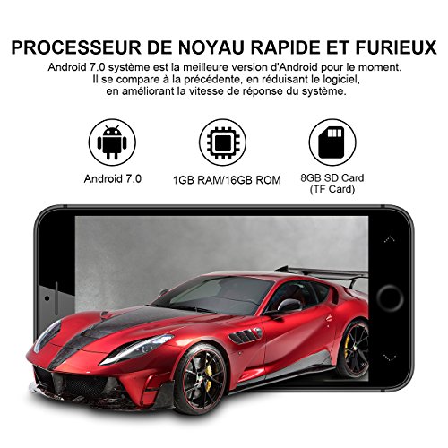 Smartphone pas cher 4g x10 Telephone portable debloqu pas cher 4g sans forfait 5 5 Pouces HD IPS Android 7 0 16Go ROM 5 0MP Cam ra 2800mAh Batterie Dual SIM WIFI Sans Fil GPS tanche Tactile Noir Smartphone pas cher 4g x10 Telephone portable debloqu pas cher 4g sans forfait 5 5 Pouces HD IPS Android 7 0 16Go ROM 5 0MP Cam ra 2800mAh Batterie Dual SIM WIFI Sans Fil GPS tanche Tactile Noir