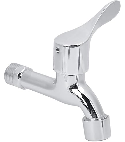 Waterkraan, G1/2 Wandmontage Enkele Koud Water Tap Sink Water Kraan voor Thuis Keuken Gebruik (LQ-3093 20cm