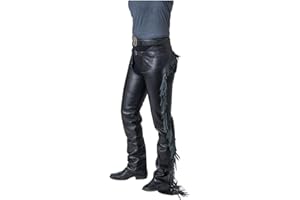 Tough 1 Robust 1 Glatte Leder Chap mit Fransen