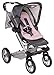 Minene Pushchaire Liner (Pink/White Dots)