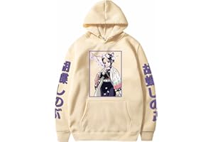 OLIPHEE Femmes Sweat à Capuche Anime Imprimé Sweatshirt Harajuku Streetwear Cosplay Costume