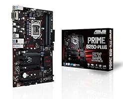Asus Prime B250-Plus Gaming Mainboard Sockel 1151 (ATX, Intel B250, Kabylake, 4x DDR4-Speicher, USB 3.0, M.2 Schnittstelle)
