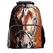 Produktbild Fantec Filz Stoff Schule Rucksack 3D Tier Print Cute Laptop Wandern Daypacks 40,6 cm pferd