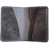 Modica&reg; Sovana - Genuine Leather Unisex Natural Thin Card Holder, Natural Wallet with 4 Card Compartments