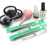 MSmask False Eye lash Extension kit Eyelash Extension Training Set Eyelash Glue Nipper Lady Natural Handmade Thick Cross