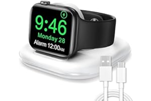 AVIGERS Watch Charger for Apple Watch, Foldable iWatch Charger Stand with Charging Cable, Portable Magnetic Wireless Charging Dock Compatible with iWatch Series Ultra 9 8 7 SE 6 5 4 3 2