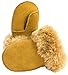 Ciora Baby Luxury Handmade 100% Lambskin Suede Mittens (Honey) With Cord (Medium) - GIFT BOXED