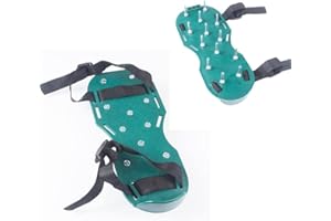 HOZZWHOO Lawn Aerator Shoes, Spike Shoes Lawn Aerator Tool Aeration Shoes for Epoxy Floor, Lawn Yard Patio Lawn Garden Yard