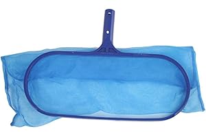Nuluxi Piscine Râteau Skimmer Net Nettoyage Entretien Piscine Écumoire Piscine Épuisettes Râteau à Feuilles pour Nettoyage Entretien Piscine Écumoire Feuille Épuisettes pour ramassage des Feuilles