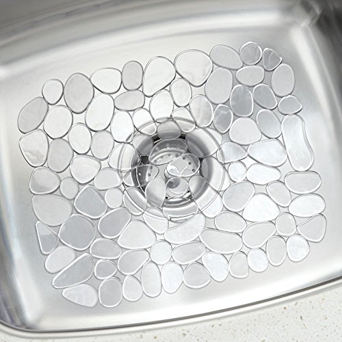 InterDesign 60060EU Pebblz Spülbeckenmatte, durchsichtig - 3