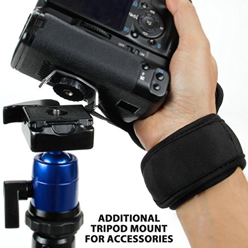 Dragonne Grip Sangle Poignet Rapide Appareils Photo Num  riques R  flex et Bridge - Bracelet en N  opr  ne Ajustable - Pour Nikon  Canon  Pentax  Panasonic Lumix Et Plus - par USA Gear