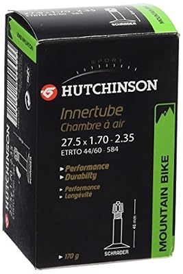 Hutchinson CV657301 Chambre à air de vélo Noir Taille 48 mm
