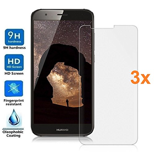 3x Protector de Pantalla para HUAWEI ASCEND G8 GX8 Cristal Vidrio Templado Premium Electr nica Rey reviews 3x Protector de Pantalla para HUAWEI ASCEND G8 GX8 Cristal Vidrio Templado Premium Electr nica Rey