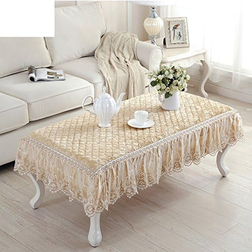 YYHSO Thickened Fabric Table Cloth,European-avoid Ironing The Tablecloth Tablecloth,Slip Long-pads Coffee Table Coffee Table Cloth Pad-K 70x140cm(28x55inch)