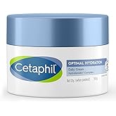 Cetaphil Optimal Hydration Daily Cream 50g | Lightweight Moisturizer & Fast Absorption | Hyaluronic Acid, Blue Daisy Extract,