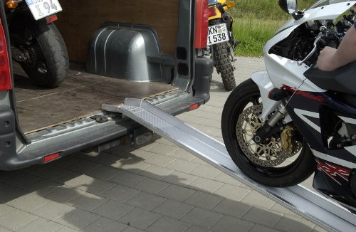 Alu Verladeschiene / Auffahrrampe / Auffahrschiene 2000x150mm mit 250 kg Tragkraft (pro Paar) - 4