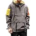 Produktbild Herren Kapuzenjacke mit Kordelzug Tasche Hoodie Hip Hop Teenager Sweatshirt Windbreaker Mode Jacke Ubergangsjacke Wasserdicht Regenjacke Sportjacke Jacket Outdoorjacke Modern Windjacke Wanderjacke