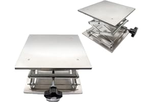 WEIWUXIAN Laboratorio Piattaforme Elevatrici, Sollevatore Forbice Laboratorio, Acciaio Inox Piattaforma Sollevamento, Cavalletto Sollevamento Forbice, per Laboratorio 100x100 Mm Piattaforma Elevatrice