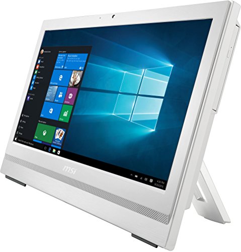 MSI 9S6-AA7812-004 20T 6M-004DE All-in-One Desktop PC (Intel Celeron i3-6100, 4GB RAM, HD-Grafik, Win 10 Pro, 50,8 cm (20 Zoll)) weiß - 2