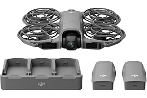 DJI Neo 2 Combo Fly More (drone singolo), drone 4K con fotocamera, decollo e atterraggio dal palmo, controllo con gesti, ActiveTrack, rilev. omn. ostacoli, 3 batterie
