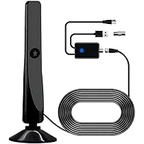 Antenna TV Digitale Interna - Ricezione 4K 1080p Con Base Magnetica