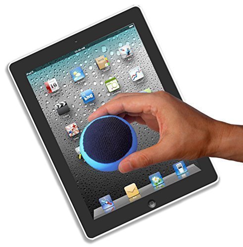 3-Pack Limpia-Pantallas para su iPad  Port  til  Ordenador de mesa  MacBook y su M  vil  Una alternativa ecol  gica a los pa  os limpia-pantallas   blue 