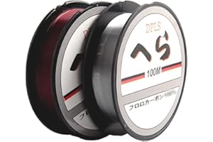 HYMUUNI 2 Rolls 100 Meters Fishing Line 0.5 mm 8.0 Spool Monofilament Fishing Line Clear Nylon Fishing Line for Fishing Hanging Crafts