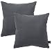 Produktbild Multistore 2002 2er Set Palettenkissen, Polsterkissen, 45x45cm, Castor Grey, Baumwollbezug mit Reißverschluß - Bodenkissen Sitzkissen Zierkissen