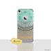 Produktbild iPhone 5/5s Mandala Silikonhülle / Gel Hülle für Apple iPhone 5s 5 SE / Schirm-Schutz und Tuch / iCHOOSE / Sonne - Grün-Orange
