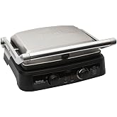 Tefal Grill Gourmet Minute | 6 Dilim Kapasiteli | 2000 Watt Izgara ve Tost Makinesi |Inox