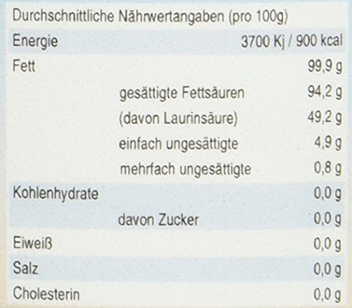 100ProBio Kokosöl nativ 500ml PE-Becher -Ideal für Haut & Haare- 100% reines Kokosöl ein natürliches Öl ohne Zusatzstoffe - 2