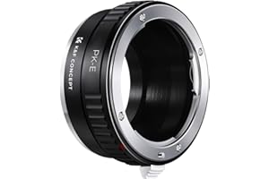 K&F CONCEPT PK to NEX Lens Mount Adapter, Compatible with Pentax K Mount Lens and Compatible with Sony Alpha E Mount Cameras